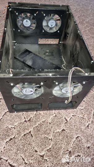 Продувной корпус под 6 видеокарт cryptone 21