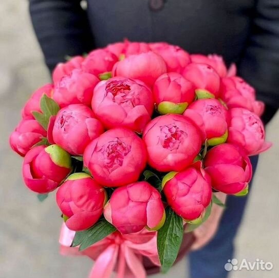 Пионы Розы Доставка