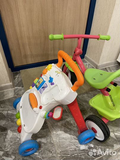 Велосипед и каталка