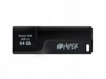 Накопитель hiper USB2 Flash 64GB Hiper Groovy T