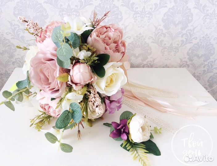 Букеты невесты и бутоньерки