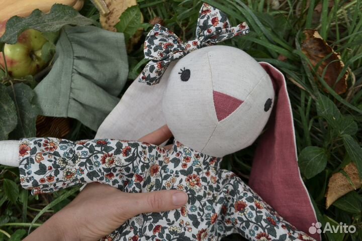 Игрушка ручной работы Зайчик Тильда