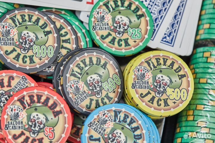 Покерный набор Nevada Jack Ceramic 500 фишек
