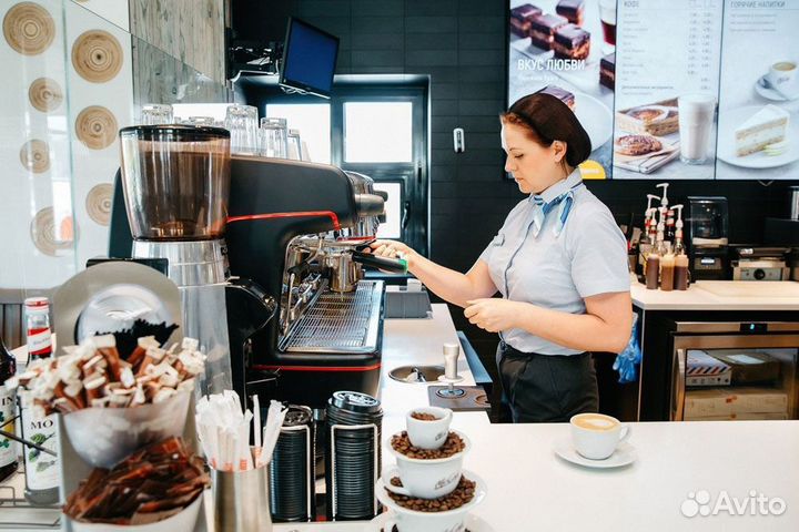 Кассир-бариста ТЦ Красная Площадь (без опыта)