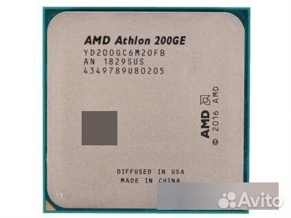 Прoцеcсop амd Athlon 200gе AM4