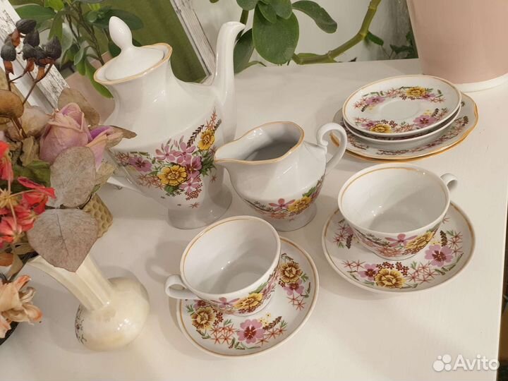 Кофейный Сервиз клеймо RPR Рига