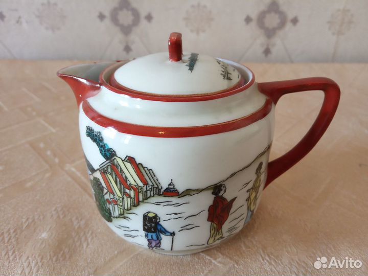 Чайный сервиз. Фарфор Китайский стиль Шинуазри