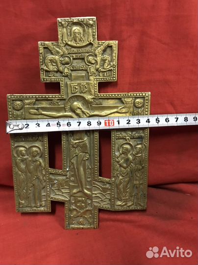 Крест бронза конец 19 начало20 века