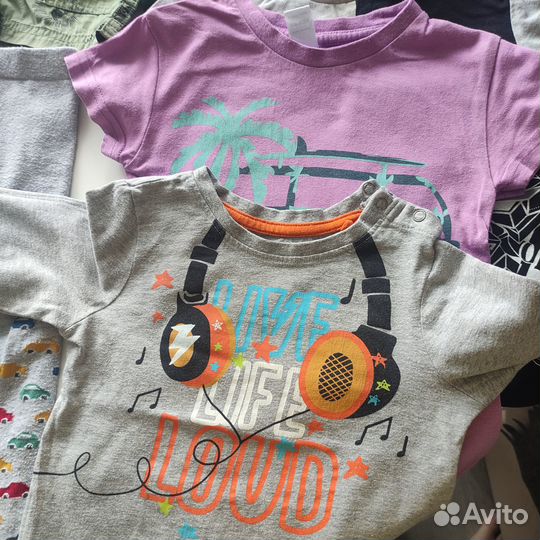 Детские вещи пакетом на мальчика 74 80 86