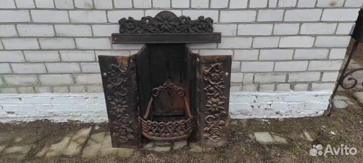 Чугунный портал для камина