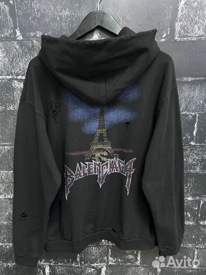 Зип Худи Balenciaga Paris moon(2025)