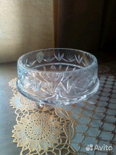 Ваза хрустальная