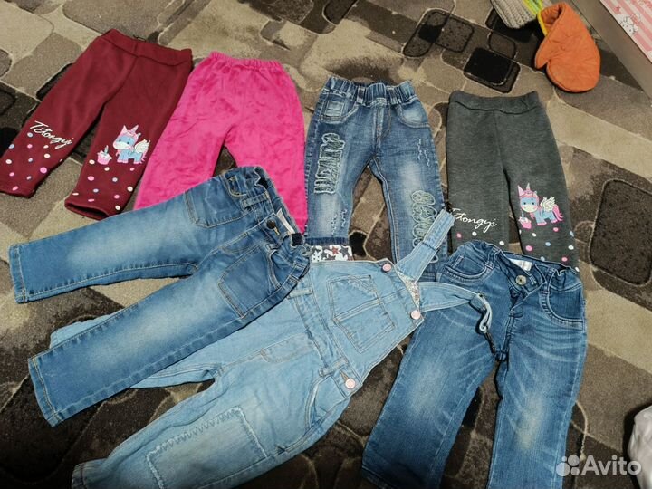 Штаны для девочки 80 92