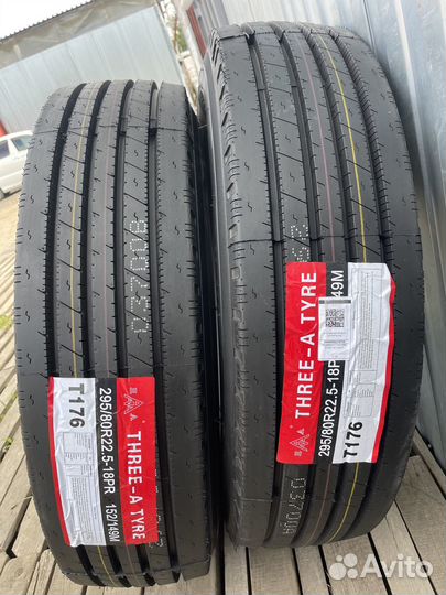 Шины рулевые 295/80 R22,5 Three-A T176