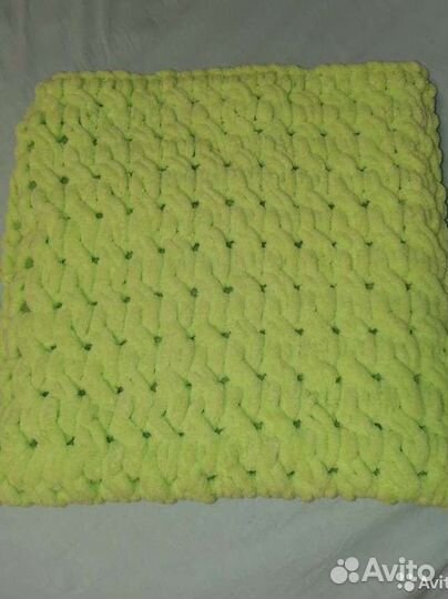 Плед детский ручная работа 95х95 см