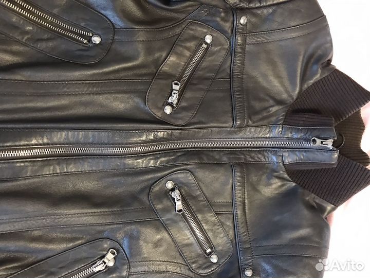 Куртка кожаная женская