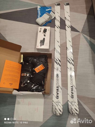 Лыжи skitrab,камус,крепления для лыж,бот лыжные