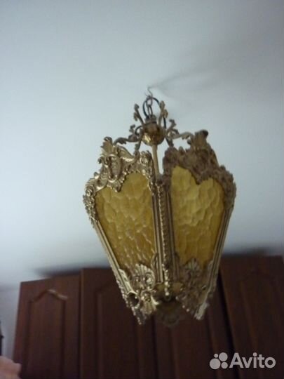 Люстра бронза