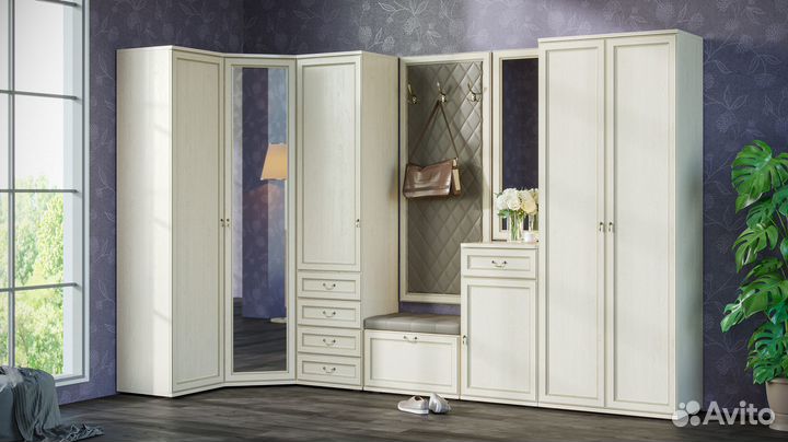 Комплект №1.Прихожая.30.дуб седан