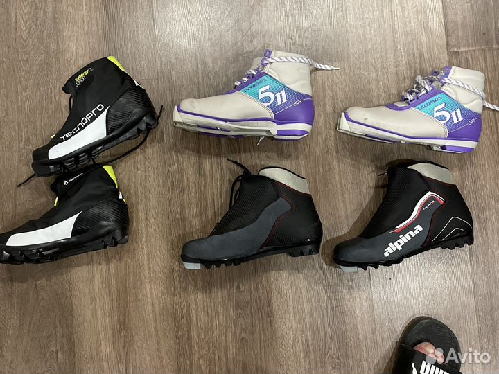 Лыжные ботинки Tecnopro, Salomon, Fischer, AlpinA