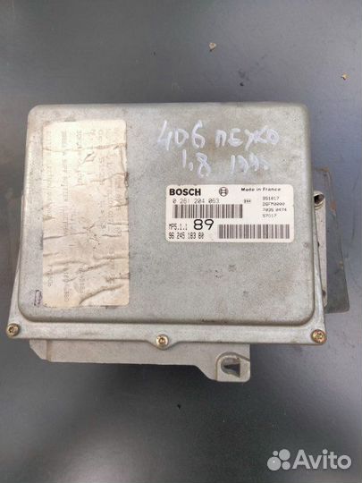 Эбу блок управления мозги Peugeot 406 1.8 1999