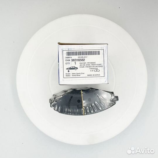 Тормозные колодки передние Daewoo Lanos