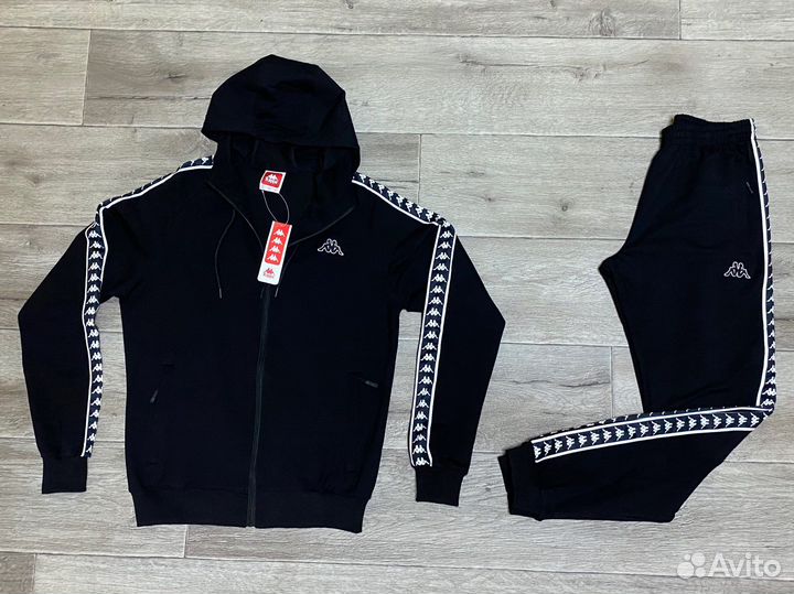 Спортивный костюм kappa мужской черный
