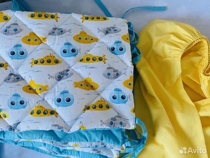 Бортики в кроватку новые