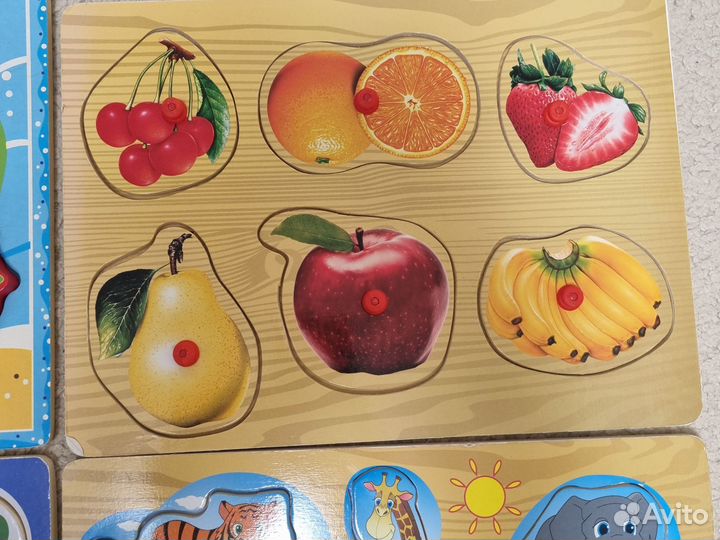 Детские развивающие вкладыши