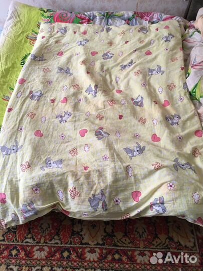 Пододеяльник и одеяло детское теплое