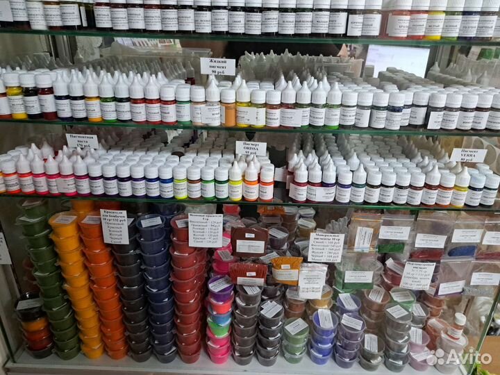 Красители для мыла, свечей, косметики