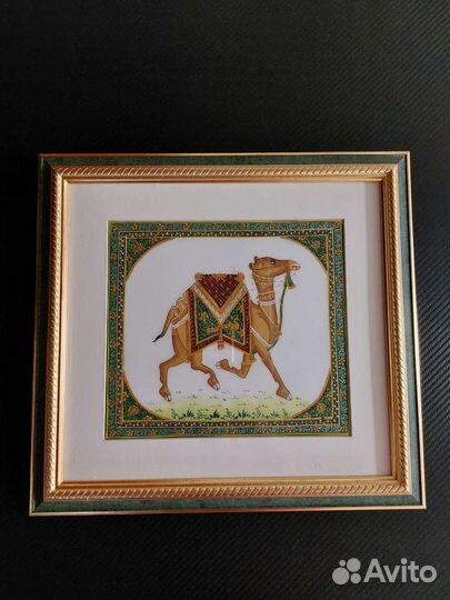 Индийские картины на шелке