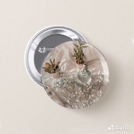 Значки эстетика 4 шт