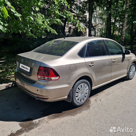 Volkswagen Polo 1.6 AT, 2016, 139 800 км