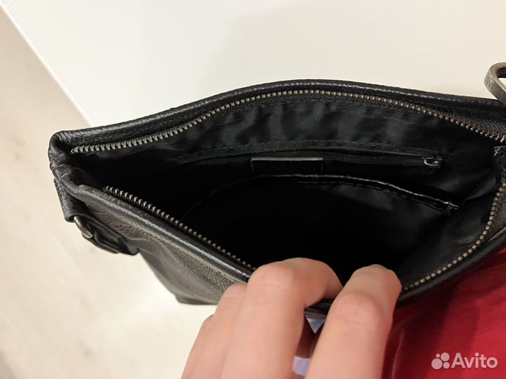 Мужская кожаная сумка бу