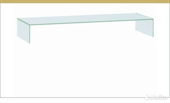Полка стеклянная Шатура на тумбу под тв