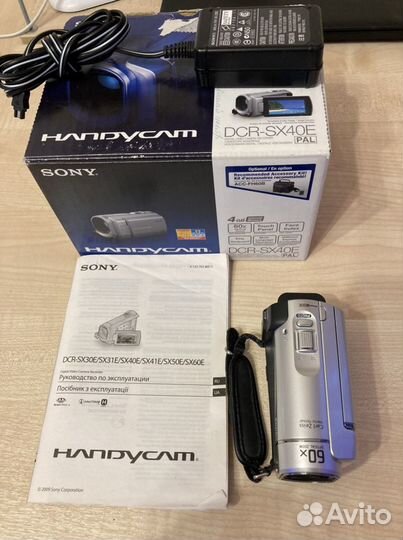 Видеокамера sony DCR-SX40E
