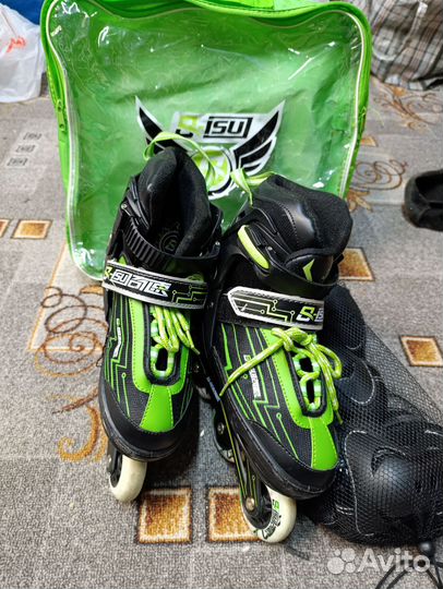 Ролики детские раздвижные 35-38 размер