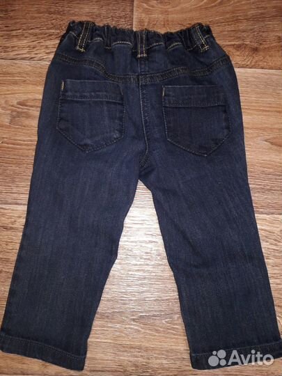 Джинсы Next, ветровка Armani в идеале на 9-12 мес