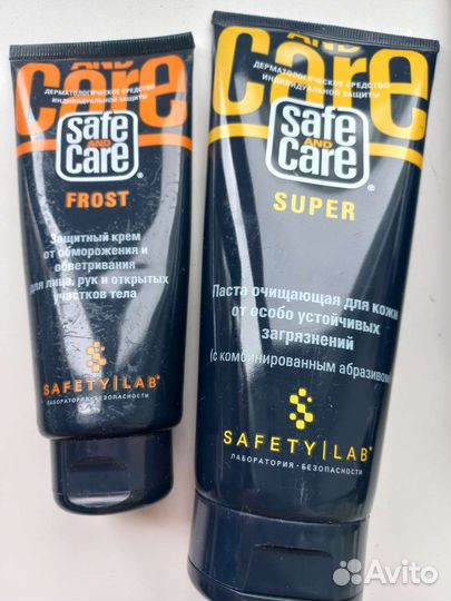 Паста очищающая и защитный крем