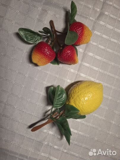 Декор для кухни, овощи и фрукты искусственные