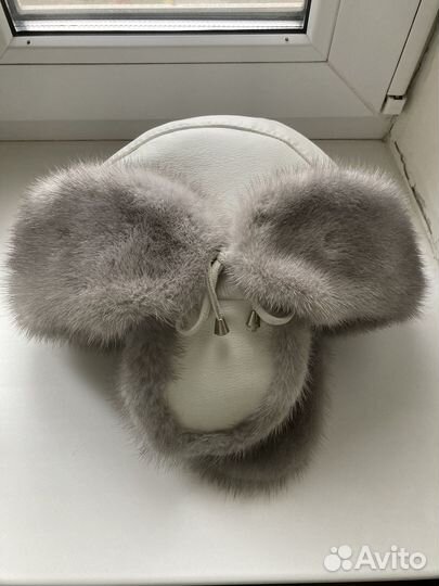 Шапка норковая детская 57 размер