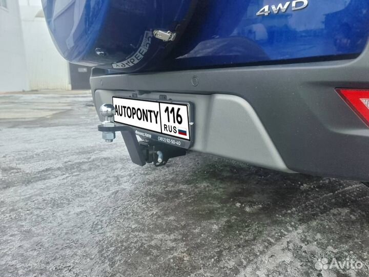 Фаркоп Ford EcoSport легкосъемный квадрат