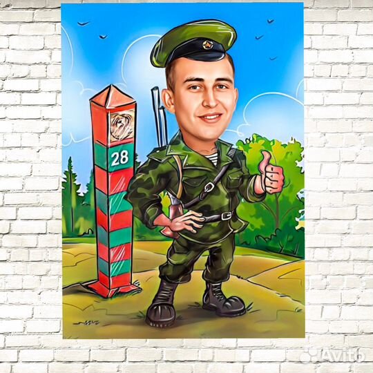 Портрет на холсте по фото