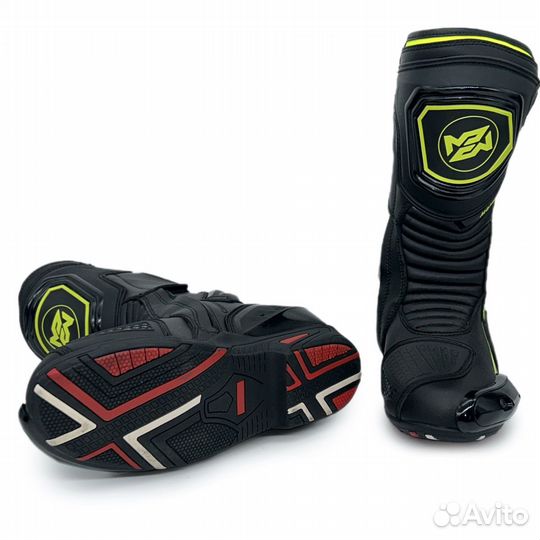 Мотоботы Moteq Terra black-yellow