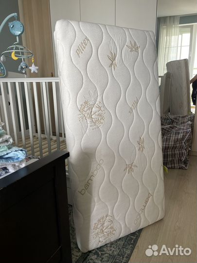 Матрас детский plitex bamboo 120*60 чистый
