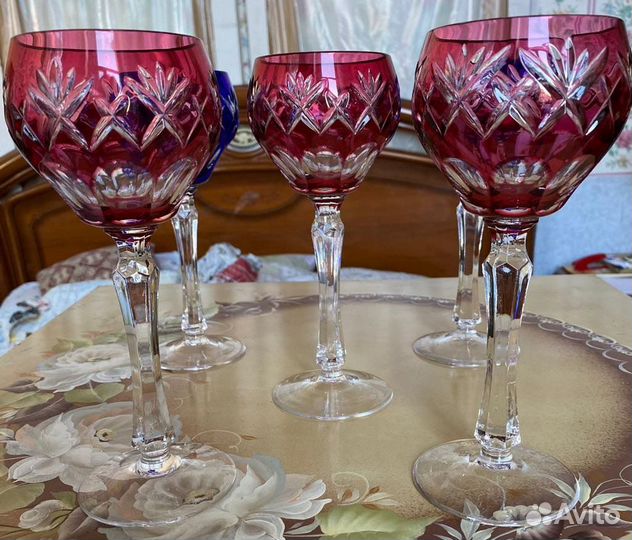 Цветные бокалы