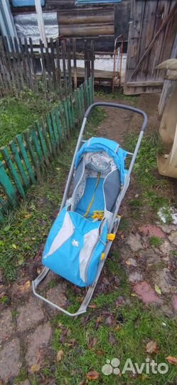 Детские санки коляска
