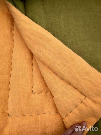 Одеяло новое льняным утеплителем