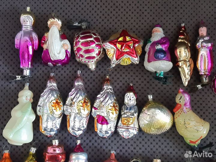 Елочные игрушки СССР
